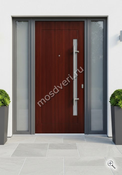 Дизайнерская входная дверь со стеклом - купить от производителя Мосдвери Дизайнерская входная дверь со стеклом
