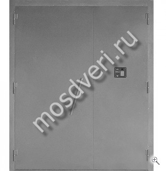Двустворчатая равнопольная дверь в подъезд - купить от производителя Мосдвери Двустворчатая равнопольная дверь в подъезд